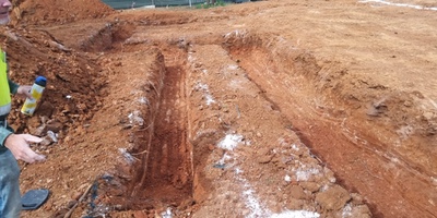 Excavación de cimentación en Sant Cugat