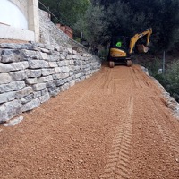 Excavaciones de muros de rocalla en Barcelona