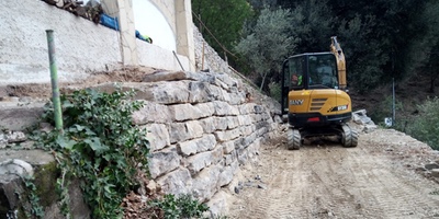Excavaciones de muros de rocalla en Barcelona