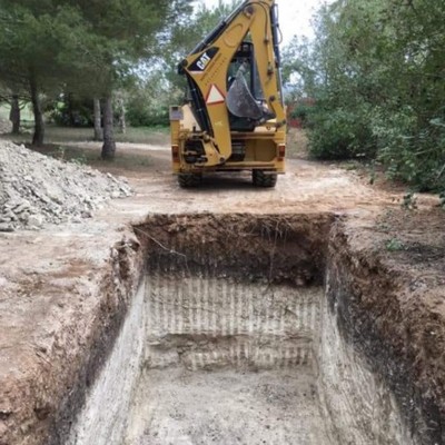 Excavaciones para piscinas